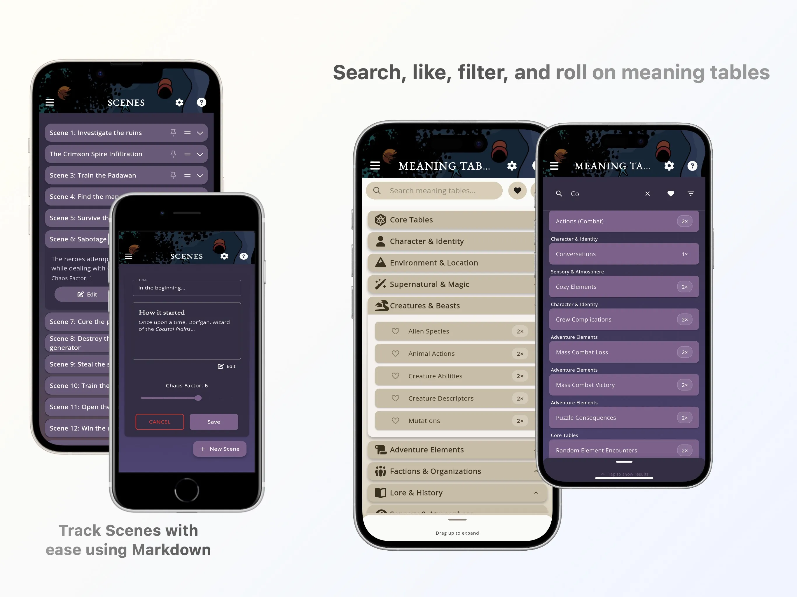 Mythic GME Digital — desktop layout showing panels and log