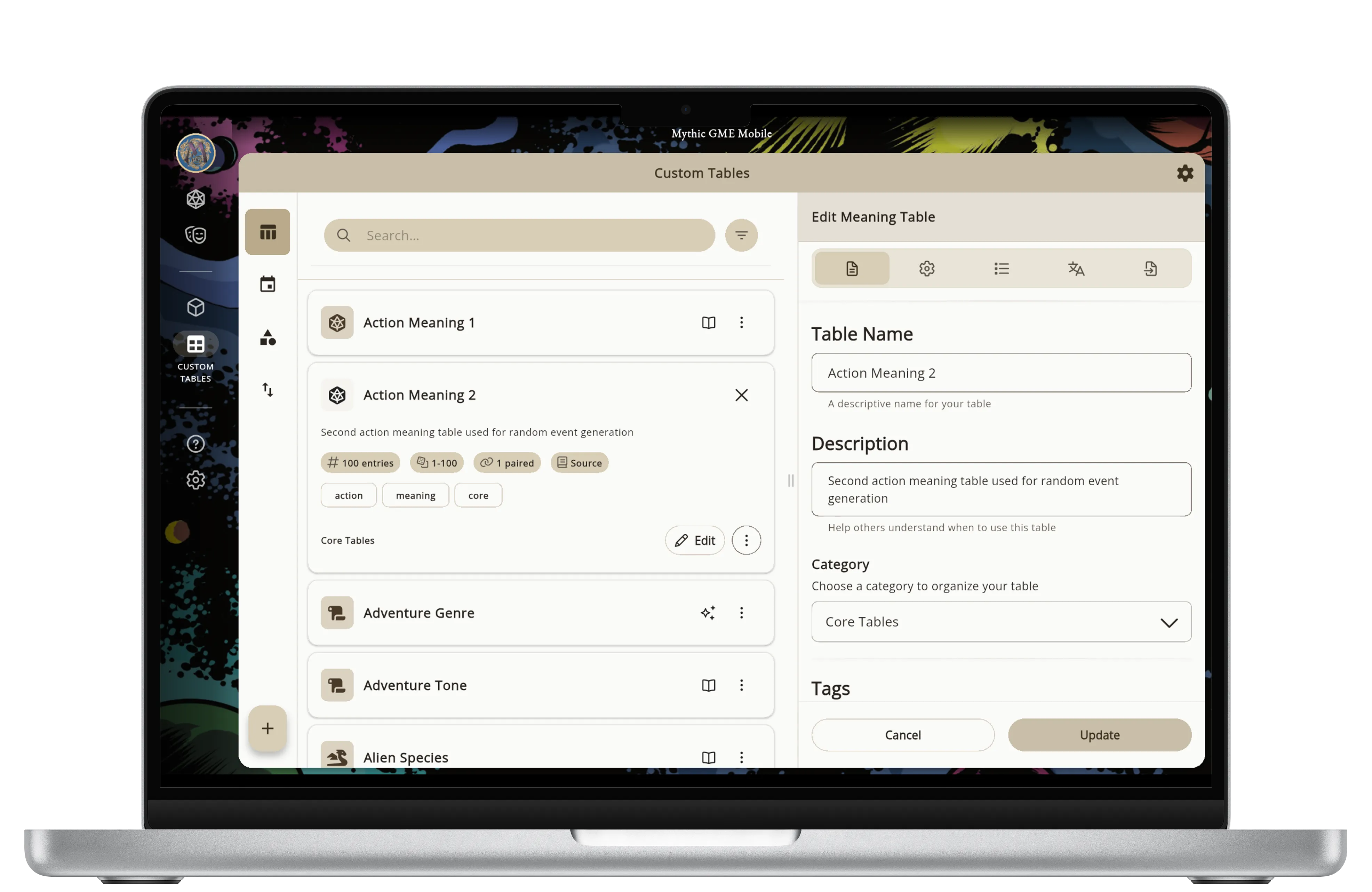Mythic GME Desktop screenshots