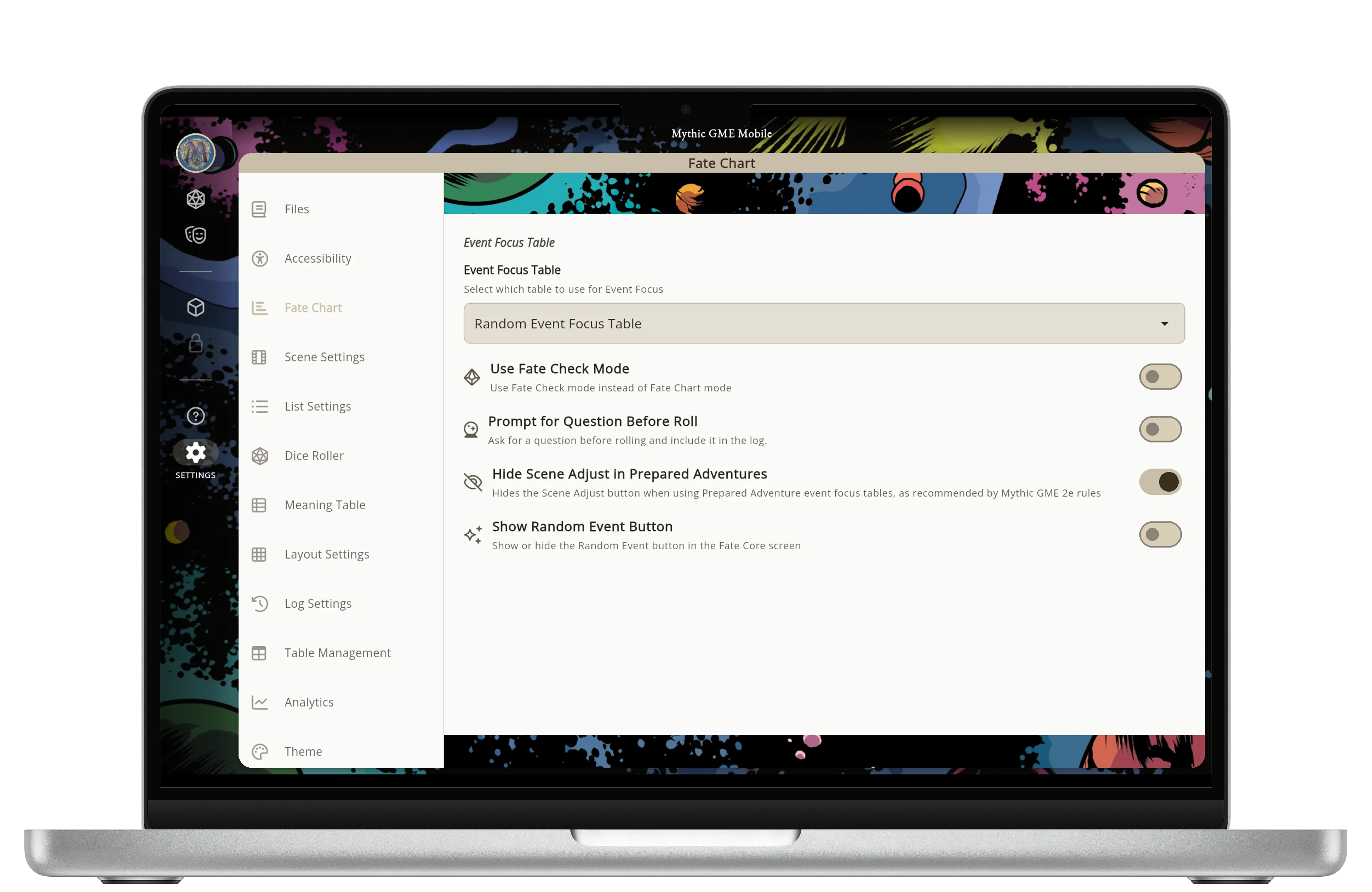 Mythic GME Desktop screenshots