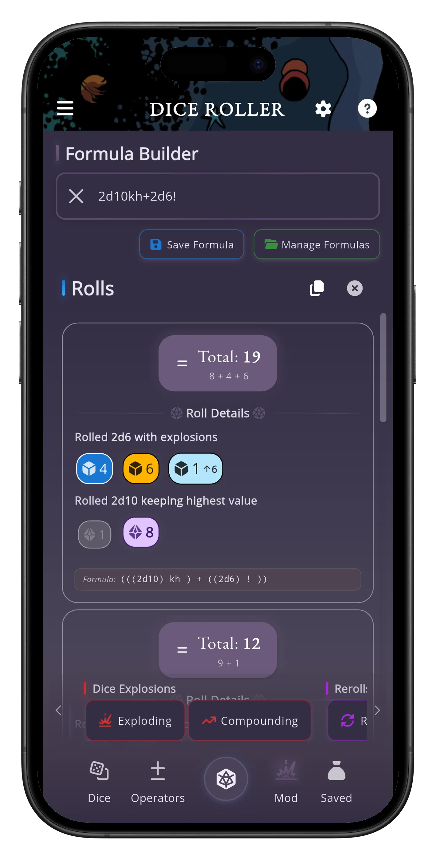 Mythic GME Mobile screenshots
